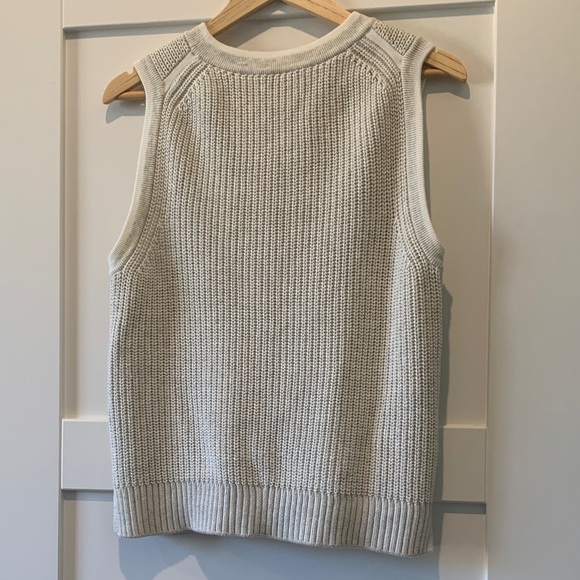 ME+EM Cream Sleeveless Sweater - Picture 2 of 5